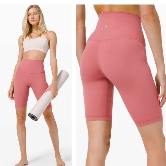 Lululemon Align Super High Rise Short *10" Brier Rose Size 8 - Picture 1 of 12